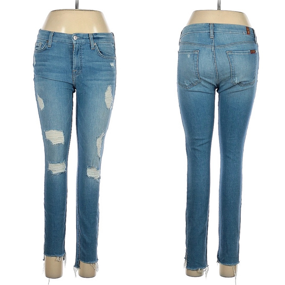 7FAM The Ankle Skinny Jeans